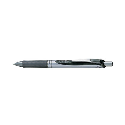Pentel EnerGel Xm Retractable Gel Pen Medium Black (Pack of 12) BL77-A