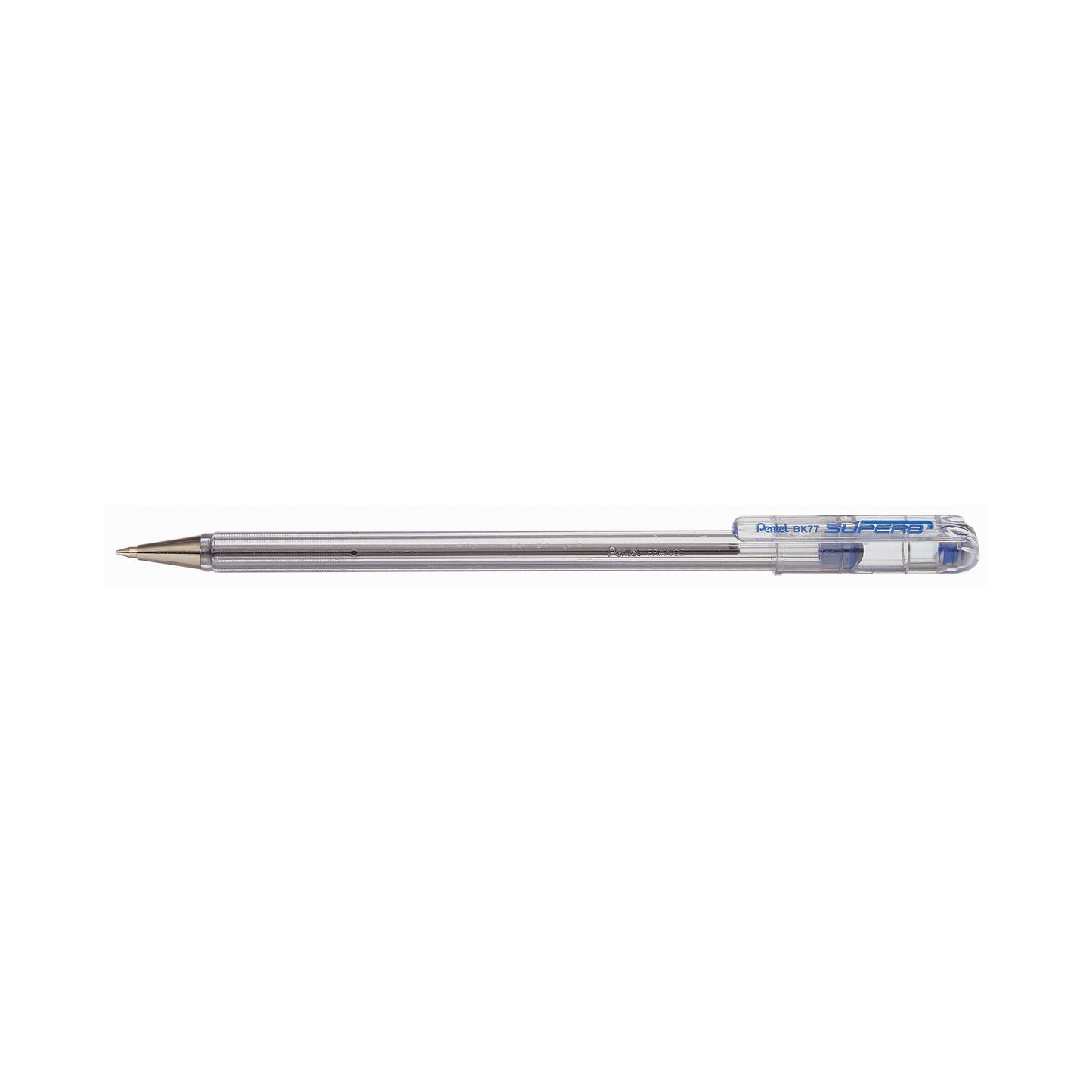 Pentel BK77 Superb Ballpoint Pen Fine Blue (Pack of 12) 2 For 1