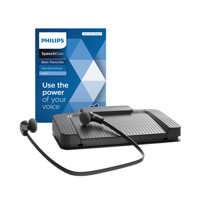 Philips Black SpeechExec Digital Transcription Set LFH7177