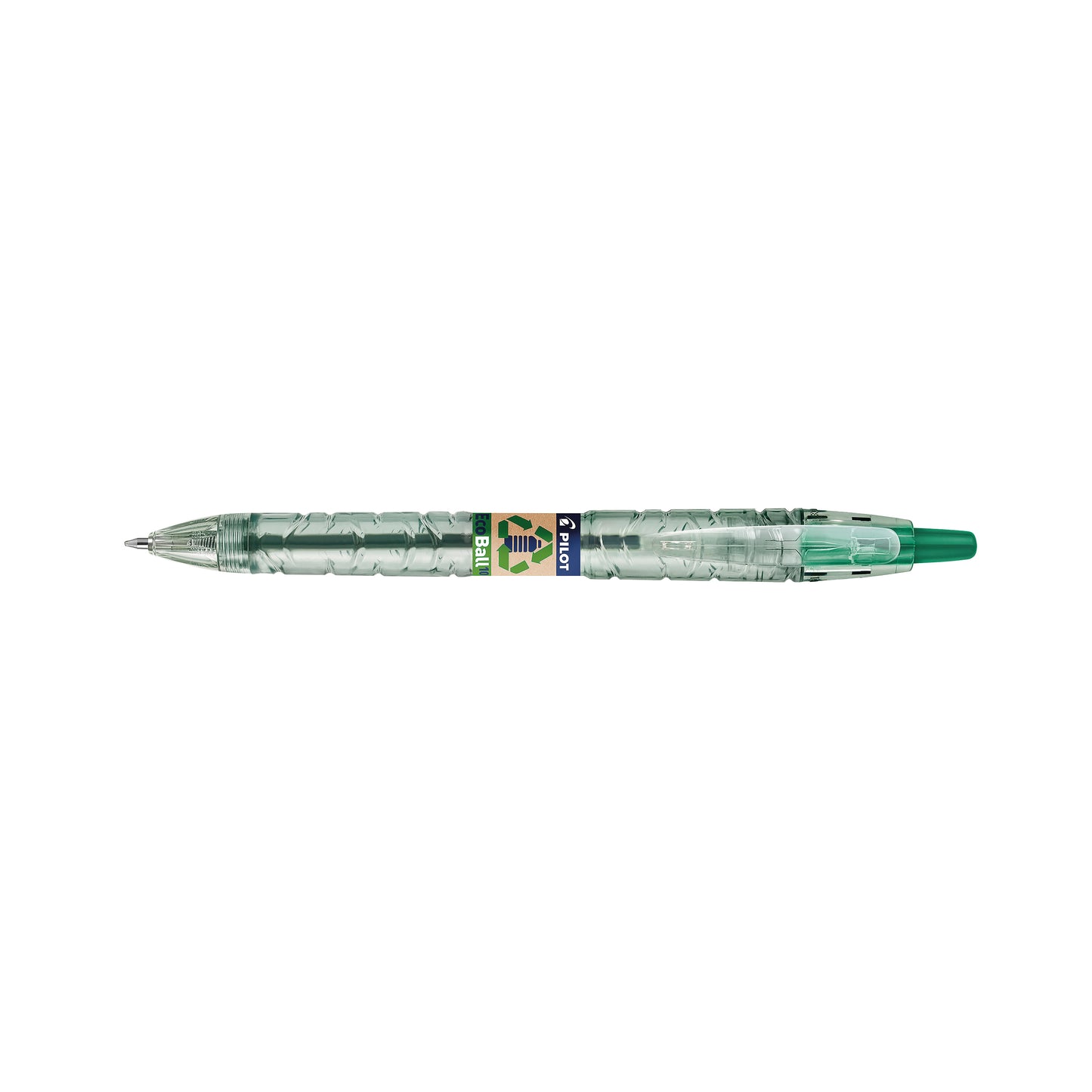 Pilot B2P Ecoball Ballpoint Med Green (Pack of 10) 4902505621611