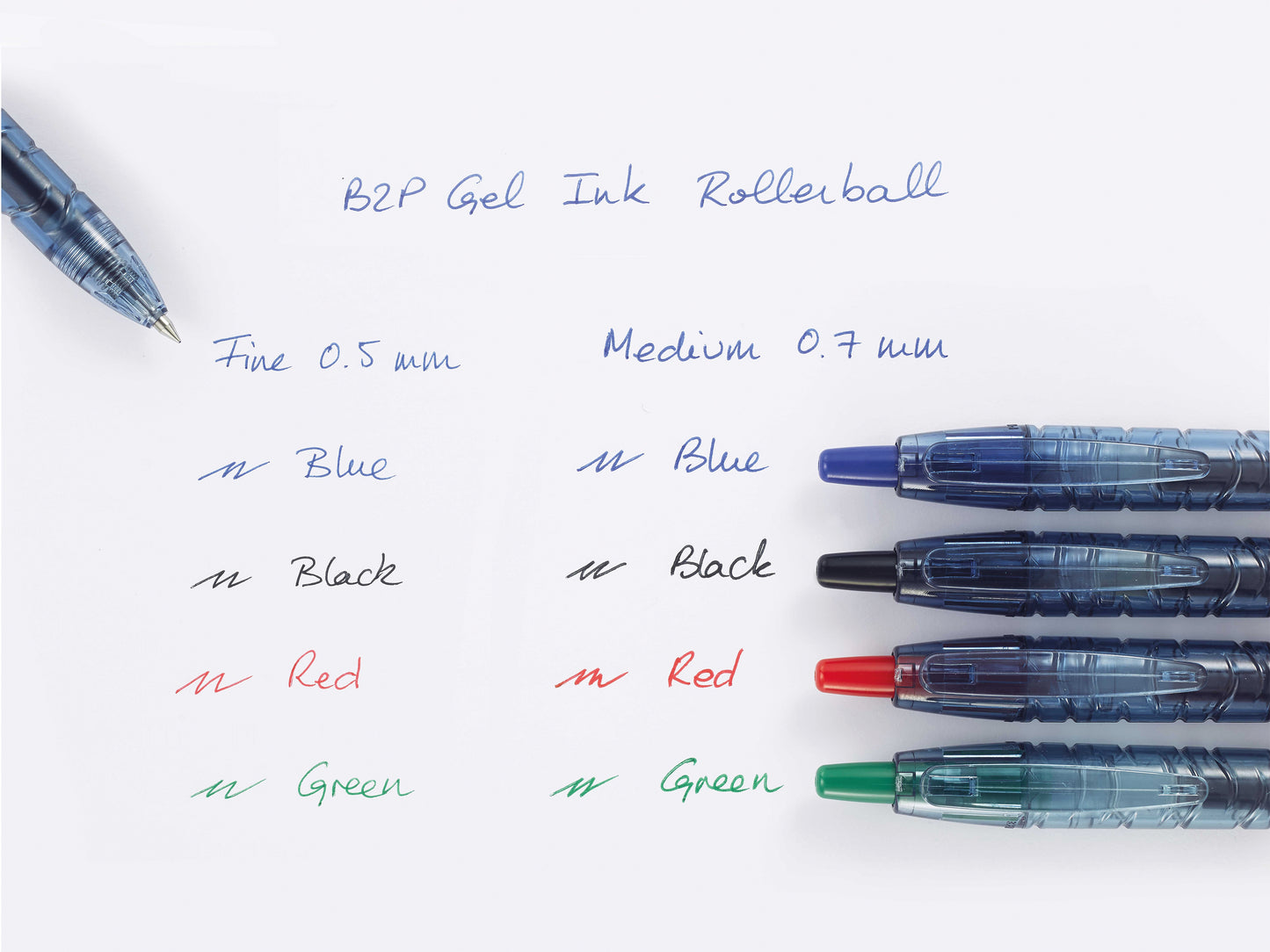 Pilot Bottle 2 Gel Ink Rollerball Fine Blue (Pack of 10) 054101003