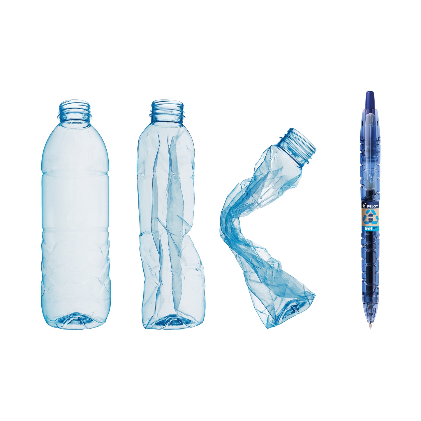 Pilot Bottle 2 Gel Ink Rollerball Fine Blue (Pack of 10) 054101003
