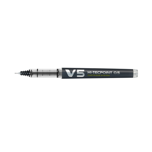 Pilot V5 Cartridge Rollerball Pen Fine Line Black (Pack of 10) 4902505442780