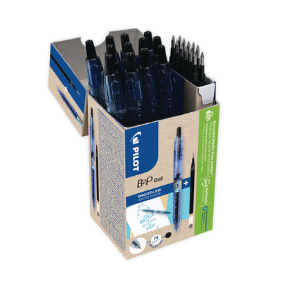 Pilot B2P Greenpack Gel Rollerball Pen/Refill 10 Pen 10 Refill Medium Black (Pack of 20) WLT556190