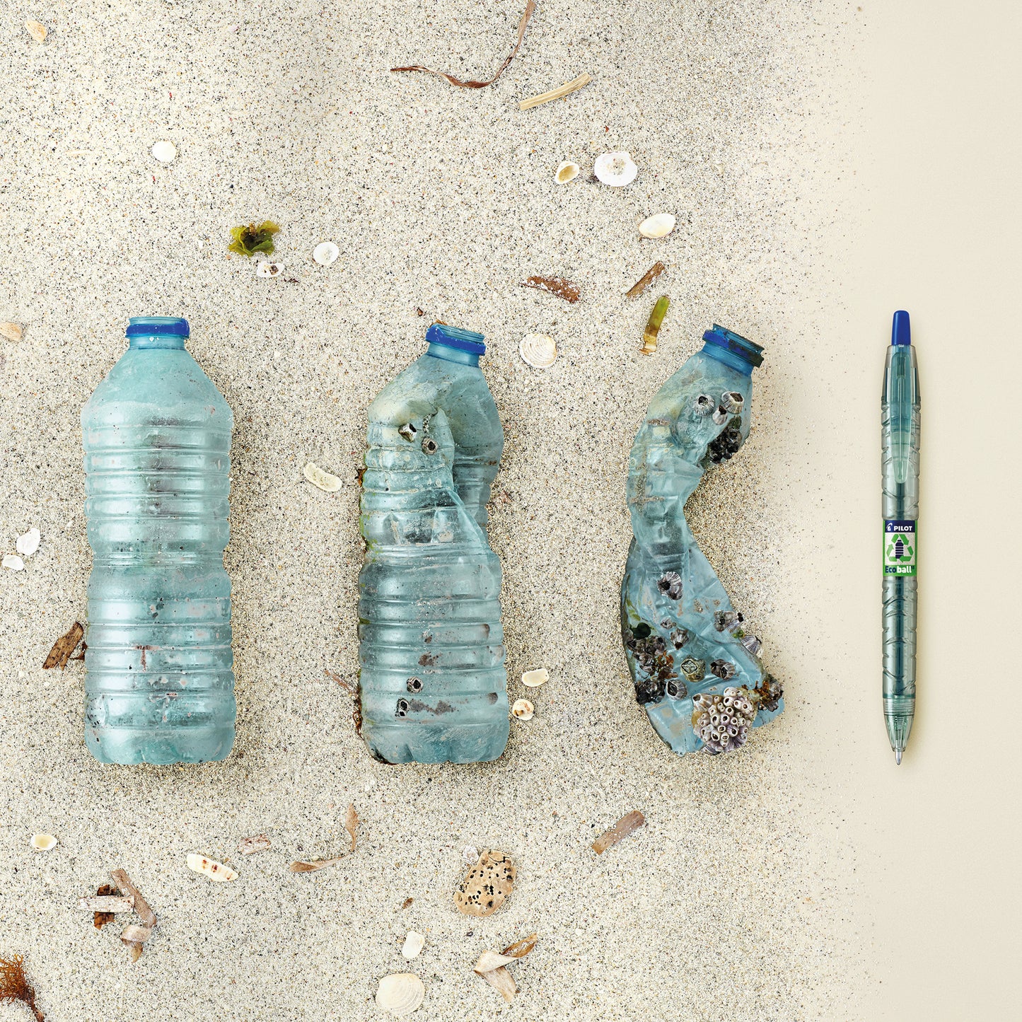 Pilot B2P Ecoball Greenpack Ballpoint Pen/Refill 10 Pen 10 Refill Blue (Pack of 20) 3131910586579