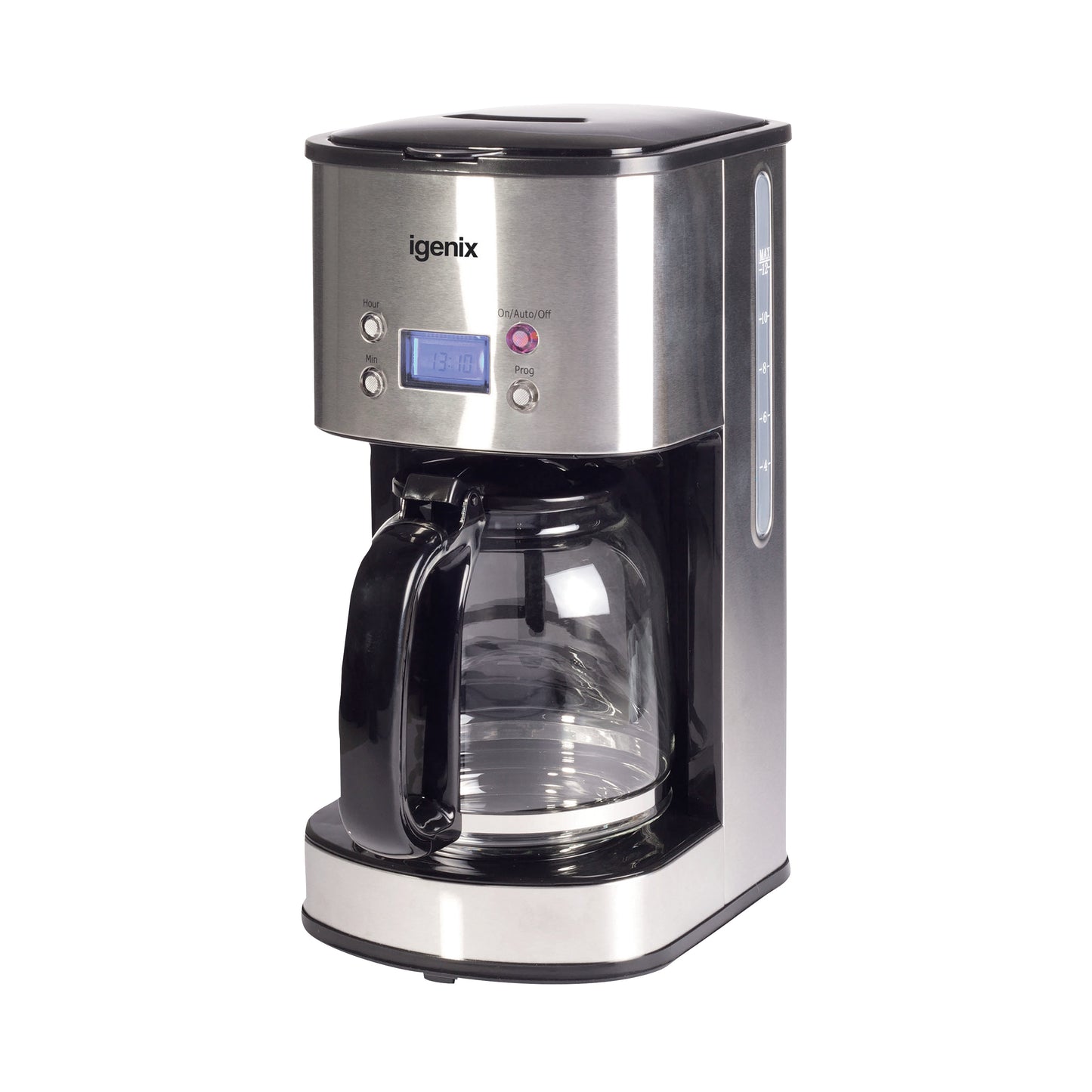 Digital 10 Cup Coffee Maker Silver IG8250