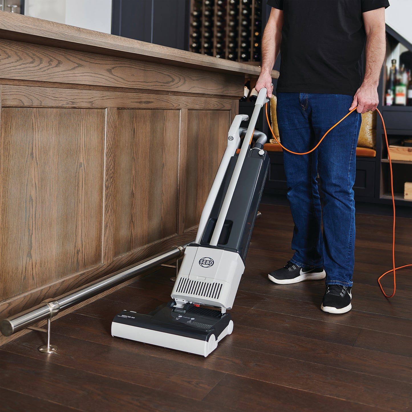 SEBO BS360 Twin Motor Commercial Upright Vacuum 36cm Brush 91080GB