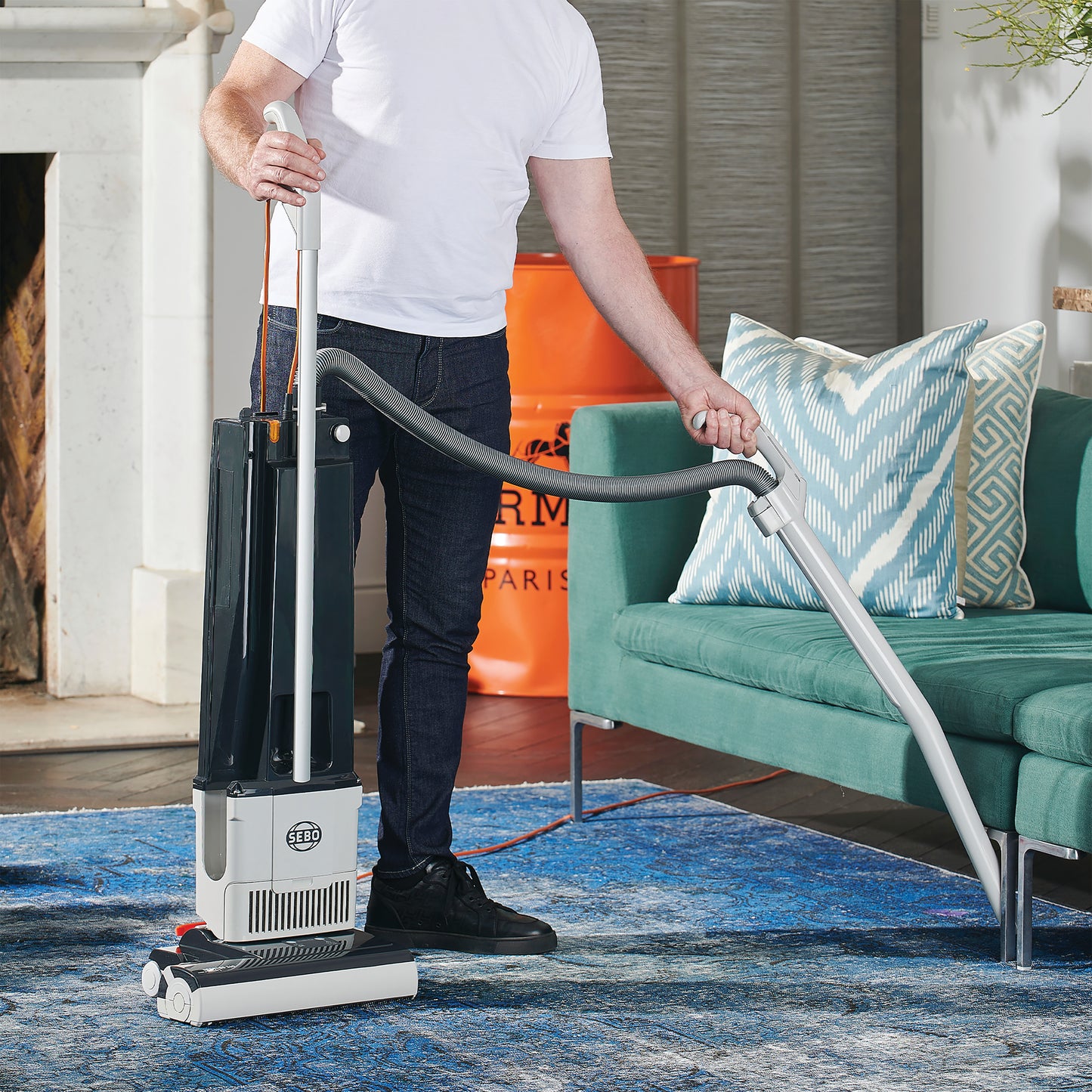 SEBO BS360 Twin Motor Commercial Upright Vacuum 36cm Brush 91080GB
