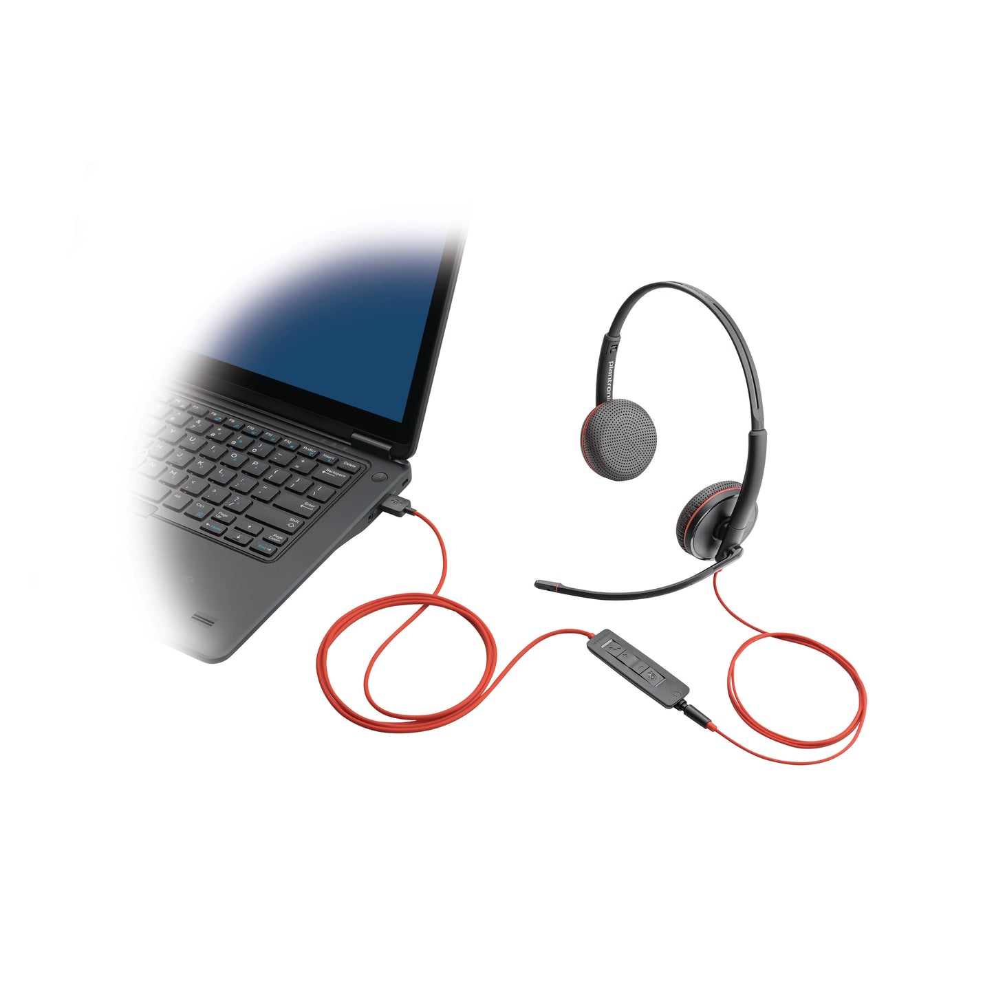 Plantronics Blackwire Binaural C3225 USB-A 209747-101