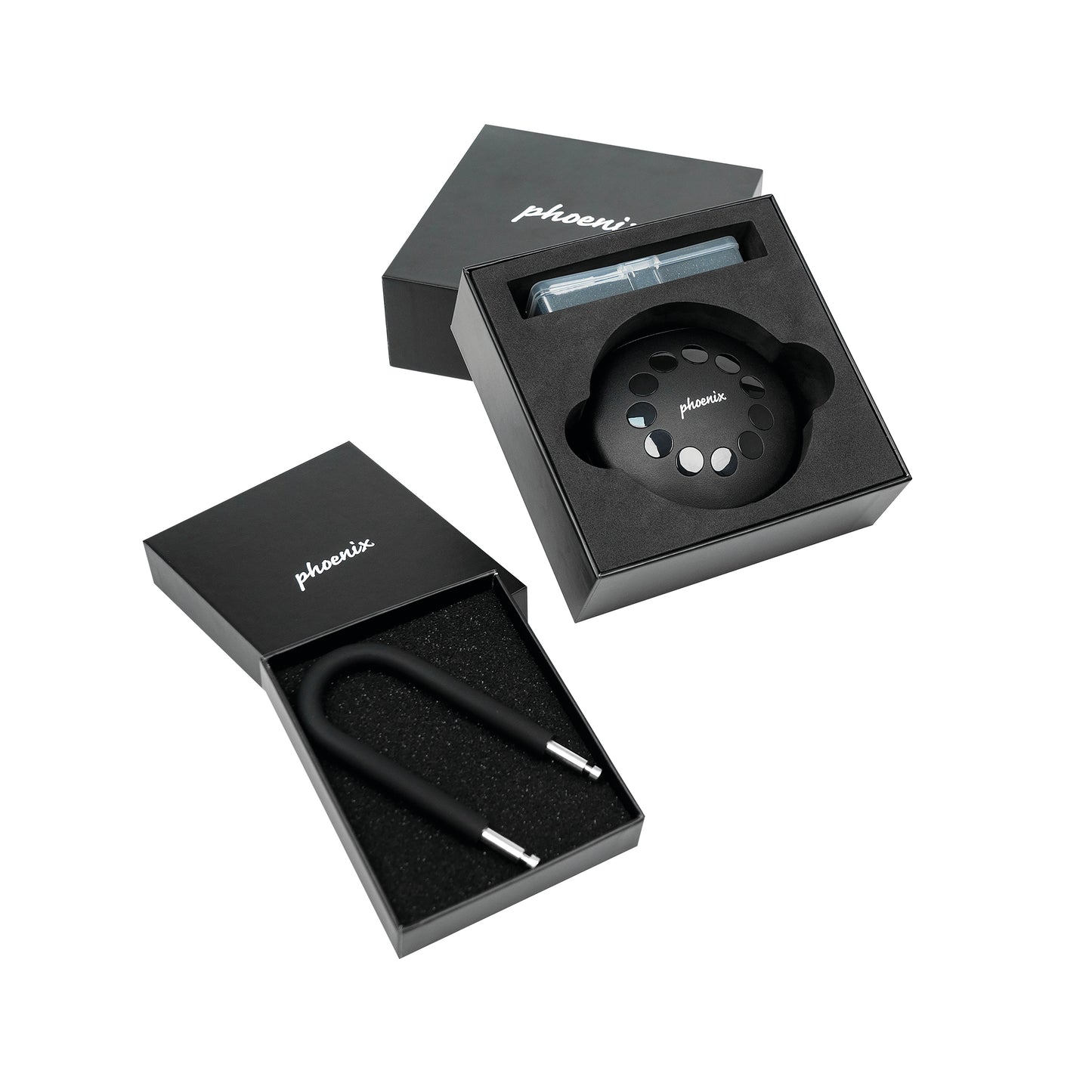 Phoenix Palm Smart Key Safe with Electronic Lock and Padlock Shackle Black KS0213ES