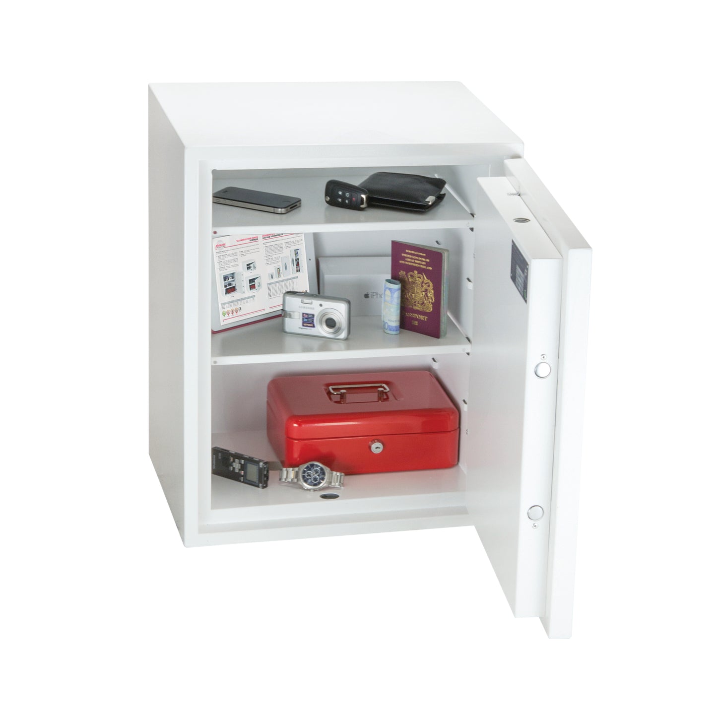 Phoenix Fortress Fortress High Security Burglary Safe White SS1183K