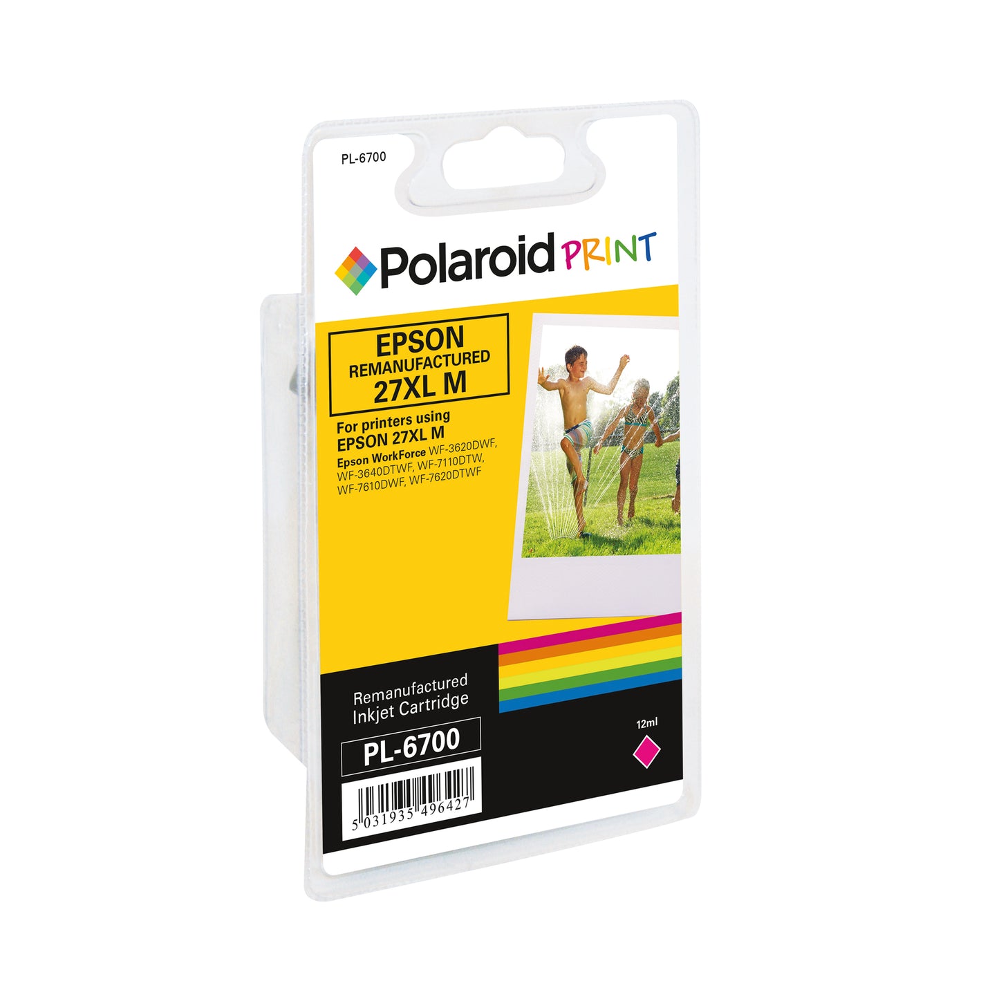 Polaroid Epson 27XL Remanufactured Inkjet Cartridge Magenta T271340-COMP PL