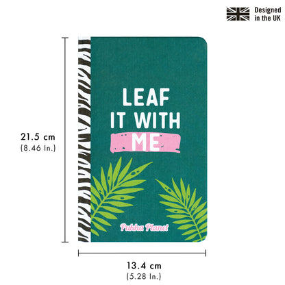 Pukka Planet Soft Cover Notebook Leaf it With Me 9765-SPP