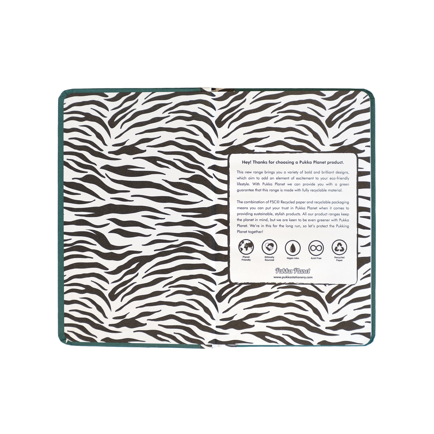 Pukka Planet Soft Cover Notebook Leaf it With Me 9765-SPP