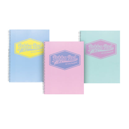 Pukka Pad Pastel Jotta Pad A4 (Pack of 3) 8628-PST