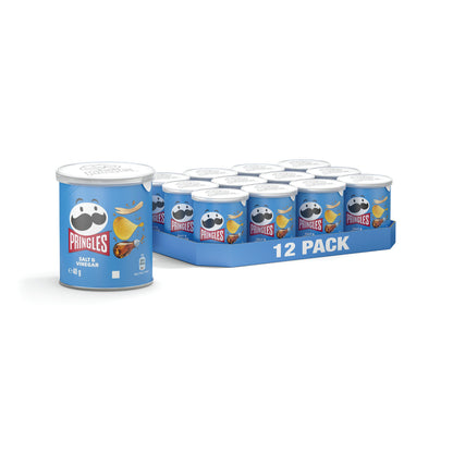 Pringles Salt and Vinegar Crisps 40g (Pack of 12) 7000273000