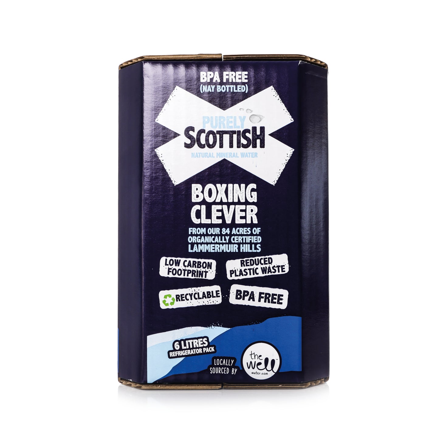 Purely Scottish Natural Boxed Mineral Water 6L 5065008879008