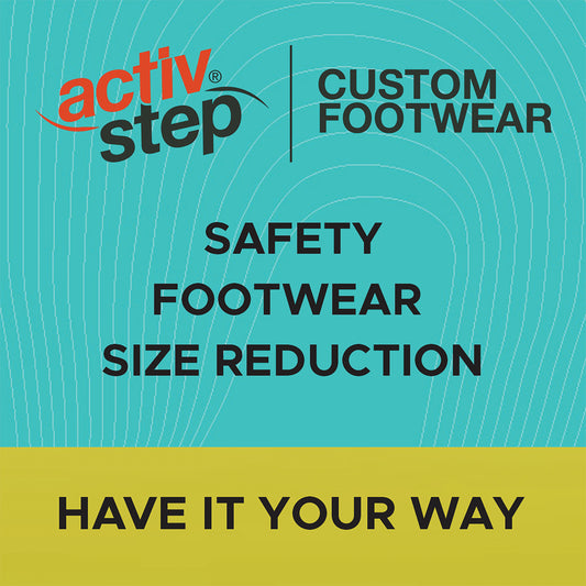 Footwear Size Reduction Single Shoe