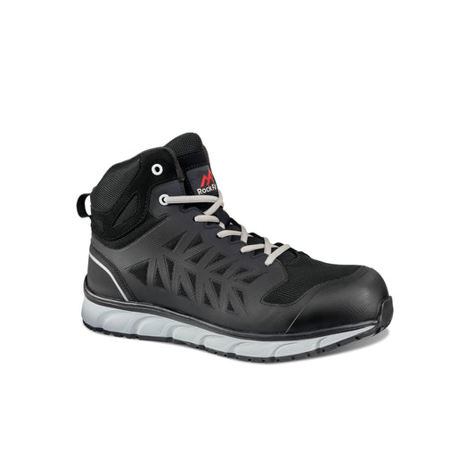 Rock Fall Bantam Lightweight Breathable Mid-Cut Safety Boot Black 03