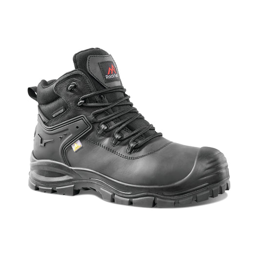 Rock Fall Surge Electrical Hazard Waterproof Safety Boot Black 07