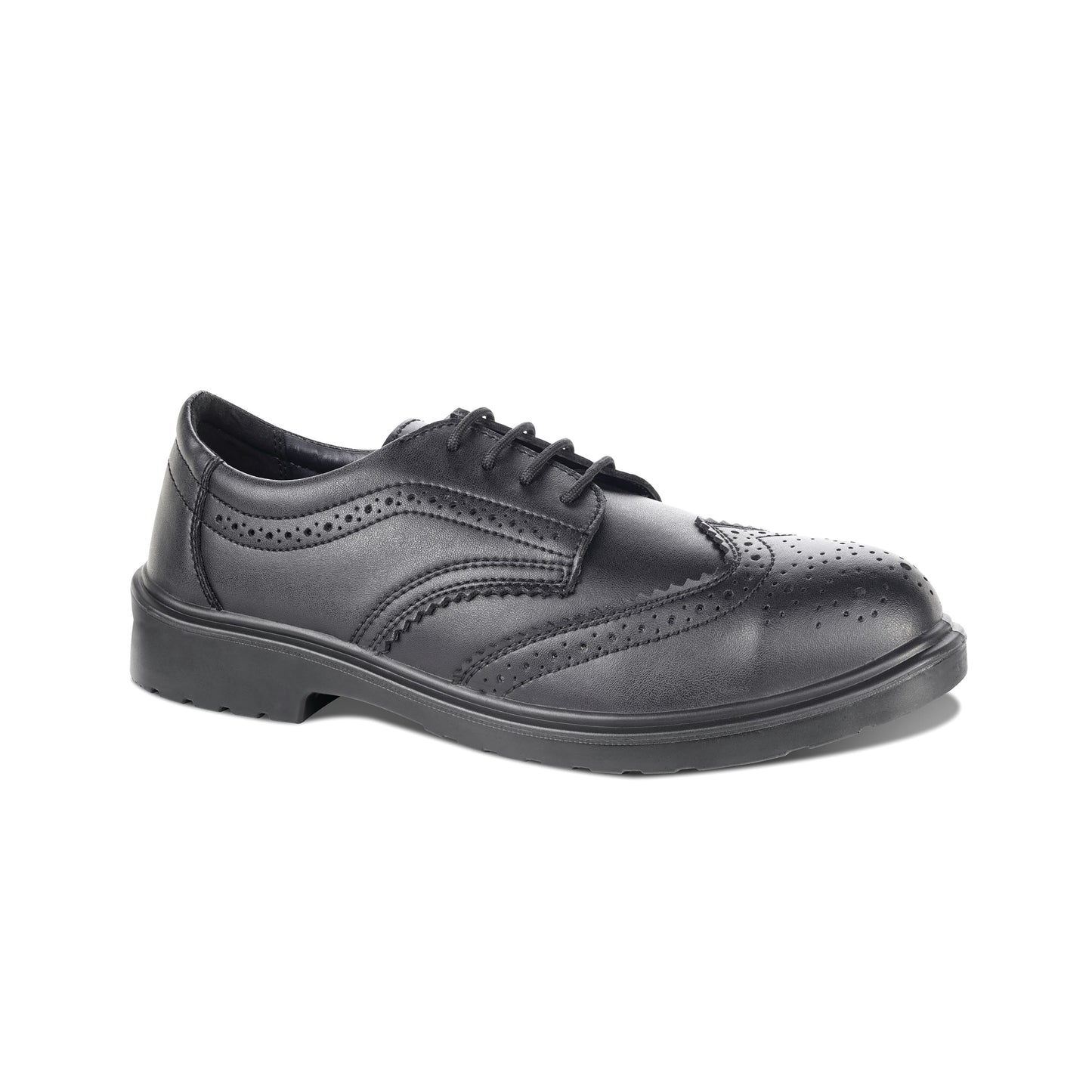 Rock Fall ProMan TC500 Brooklyn Brogue Safety Shoe Black 05