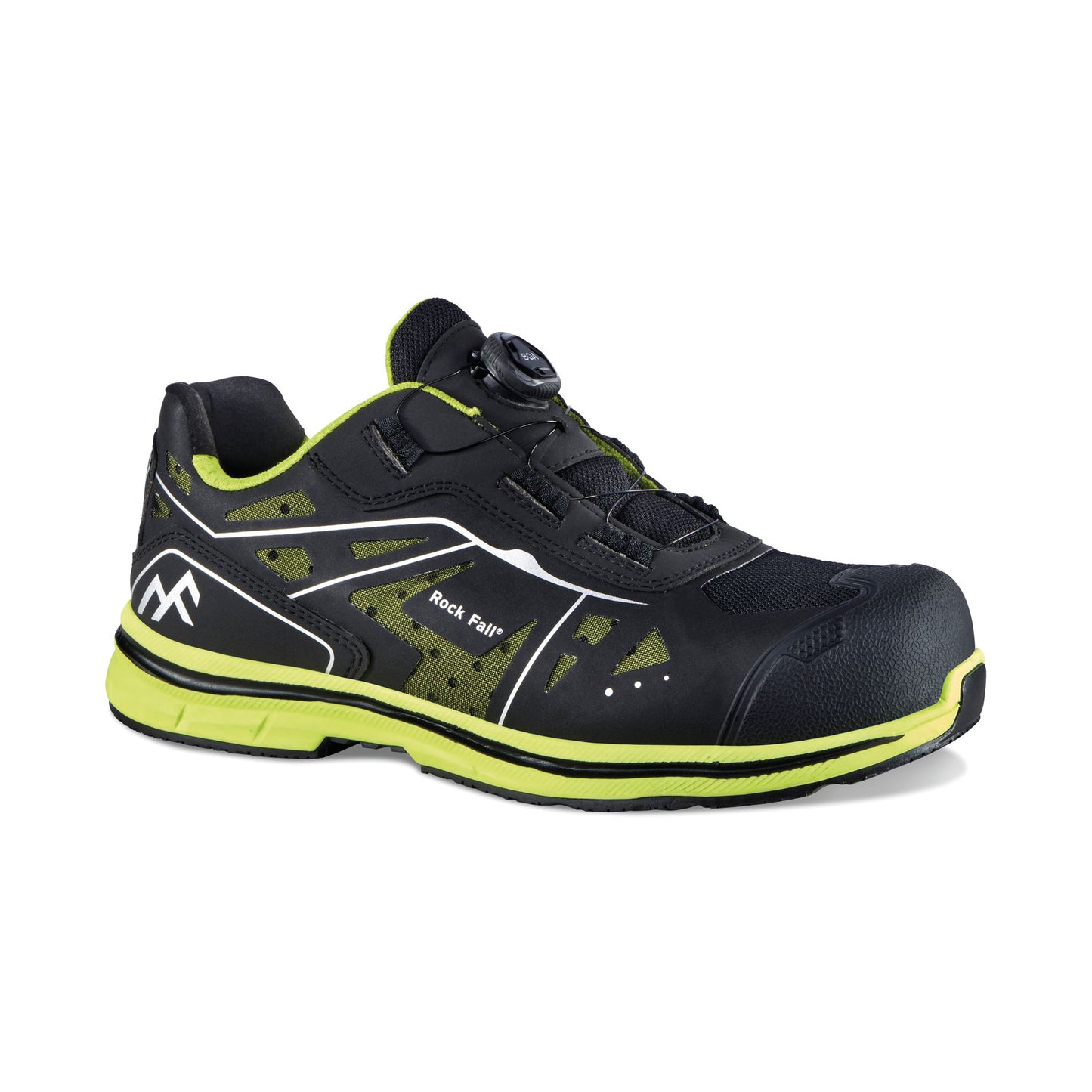 Rock Fall Luna ESD Boa Safety Trainer Black/Neon 03