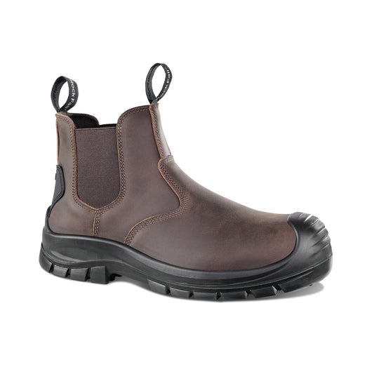 Rock Fall RF256 Furrow Chelsea Safety Boot Brown 12