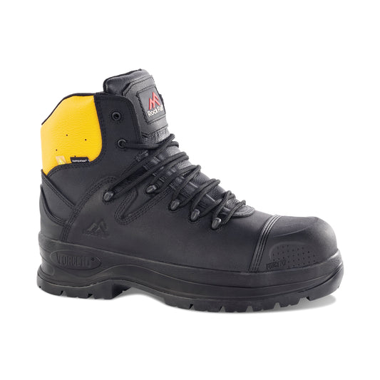 Rock Fall Power Electrical Hazard Waterproof Safety Boots Black 12