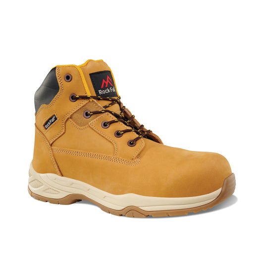 Rock Fall RF440C Flint Lightweight Safety Boot Honey 06