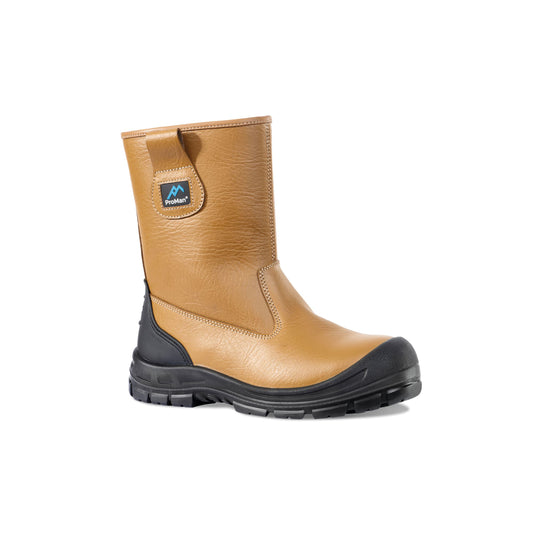 Rock Fall ProMan Chicago Rigger Safety Boot Black 11