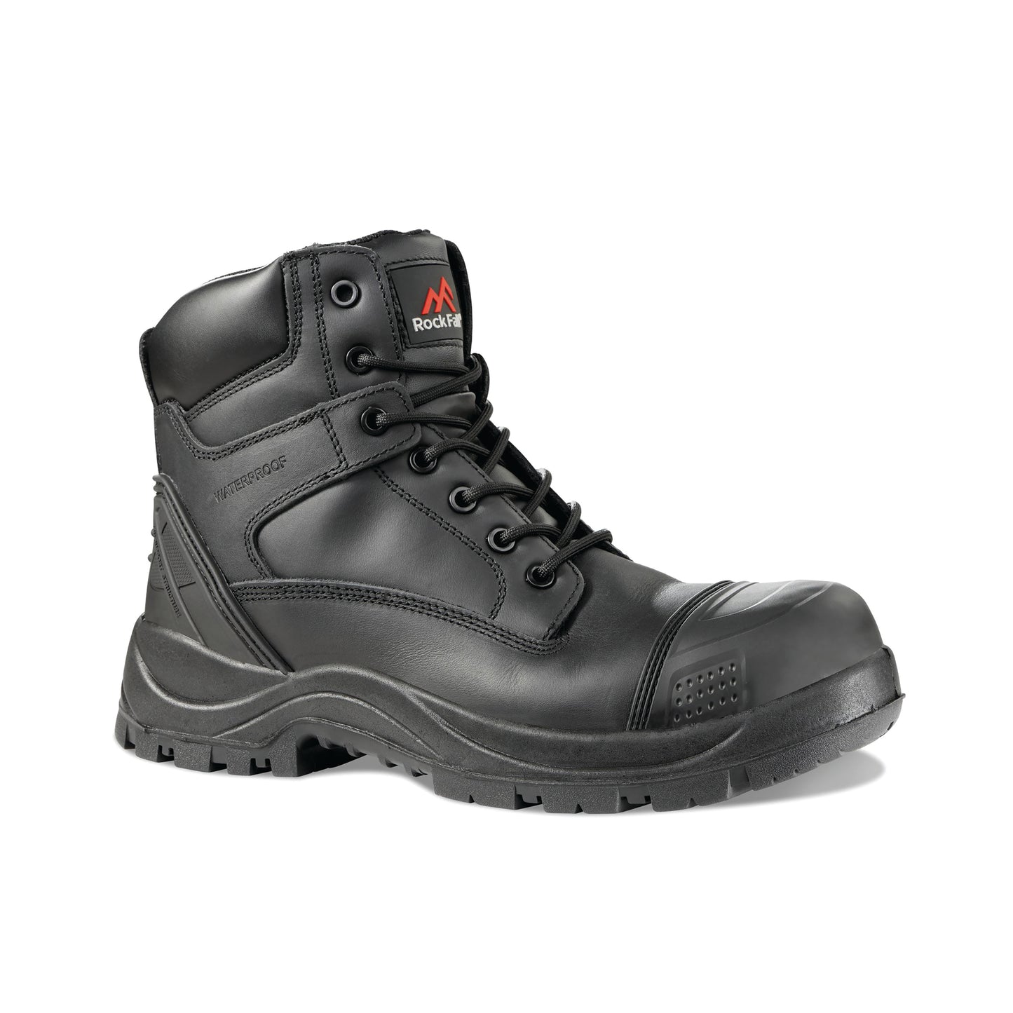 Rock Fall RF460 Slate Waterproof Safety Boot Black 12