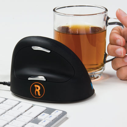 R-GO HE Break Ergonomic Vertical Wired Mouse Large Right Hand RGOBRHEMLR