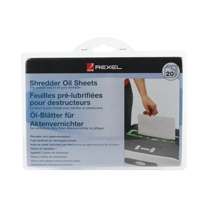 Rexel Shredder Oil Sheets (pack of 20)