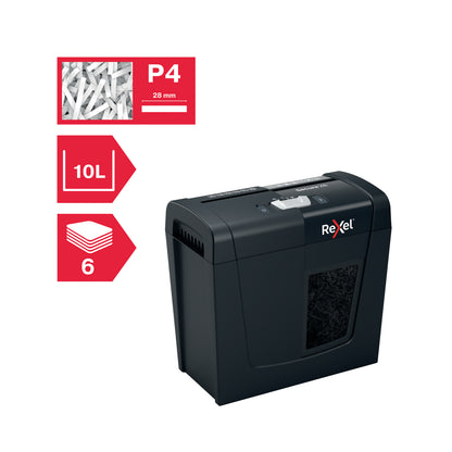 Rexel Secure X6 Cross-Cut P-4 Shredder 2020122