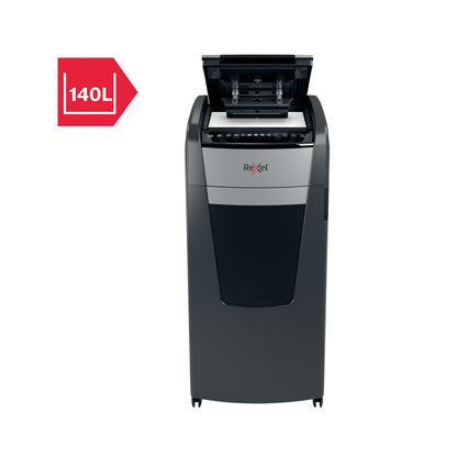 Rexel Optimum AutoFeed+ 750M Micro-Cut P-5 Shredder Black 2020750M