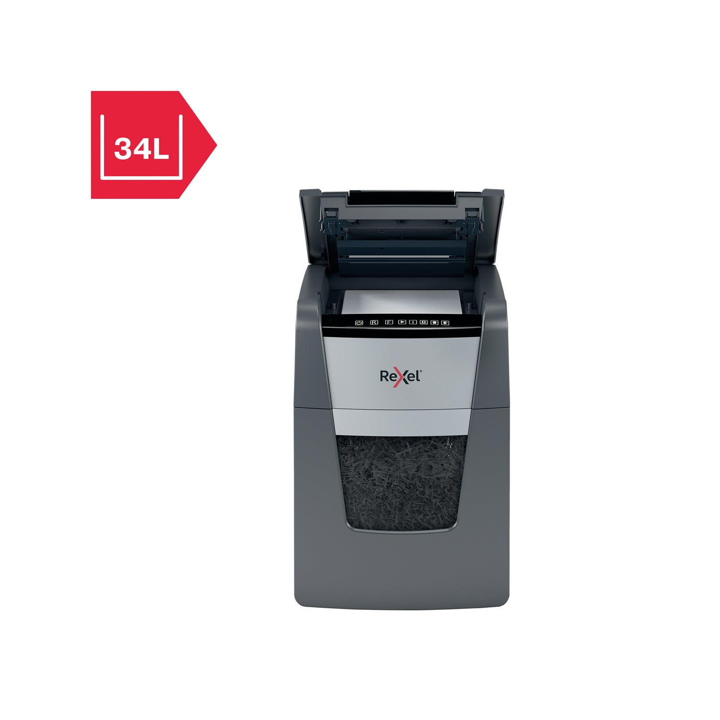 Rexel Optimum AutoFeed+ 100X Automatic Cross Cut Paper Shredder P4