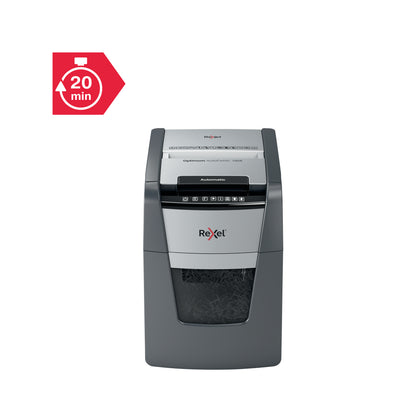 Rexel Optimum AutoFeed+ 100X Automatic Cross Cut Paper Shredder P4