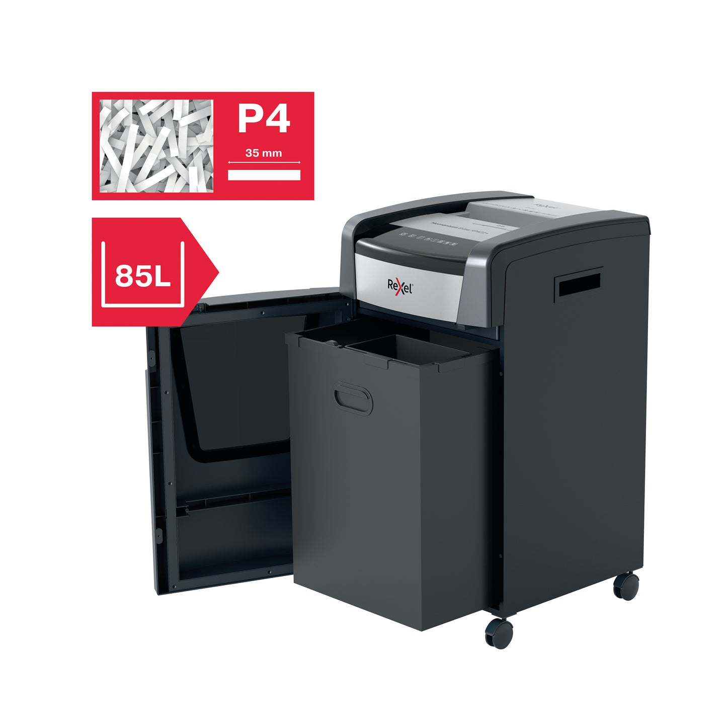 Rexel Momentum Extra XP422+ Jam Free Cross Cut Paper Shredder P4