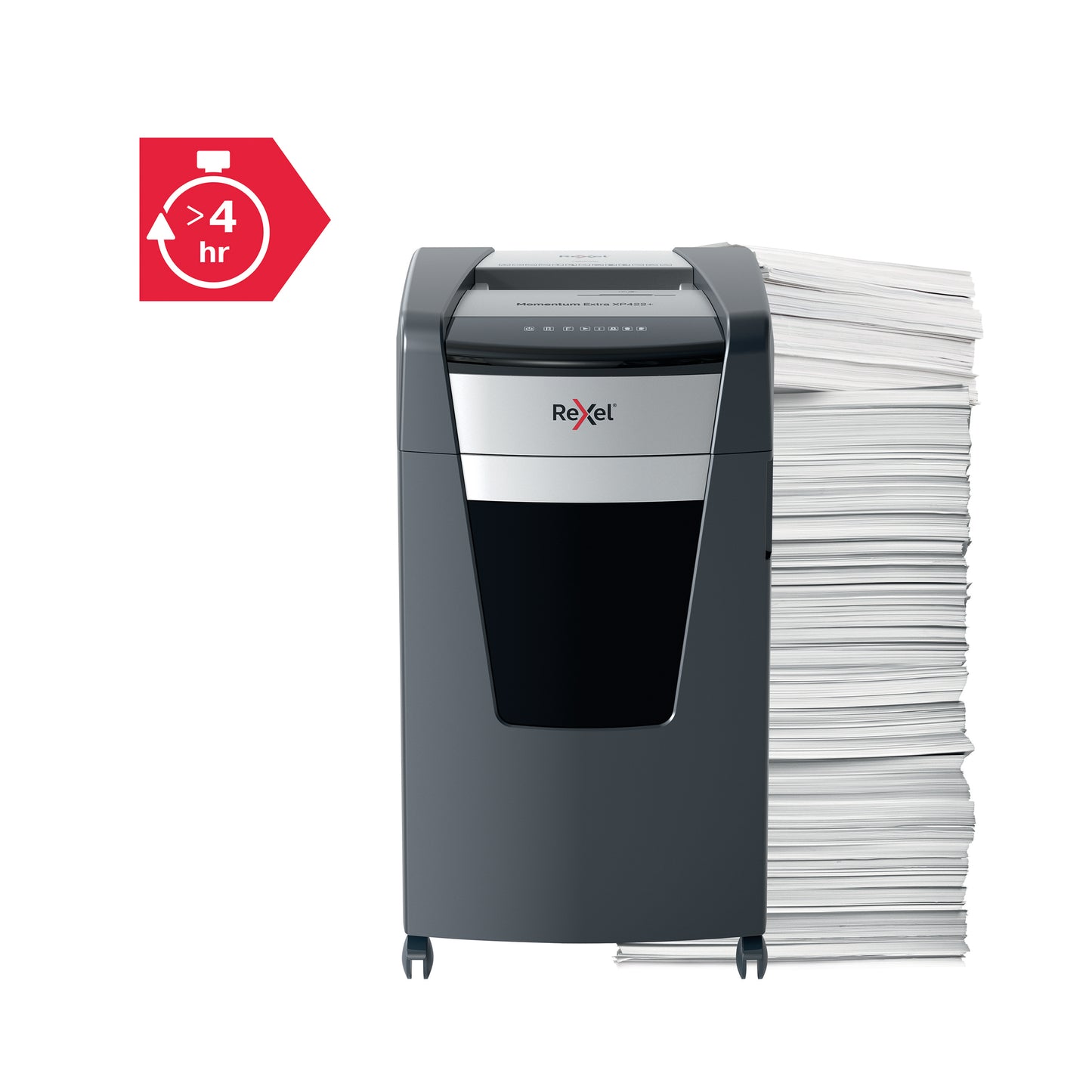 Rexel Momentum Extra XP422+ Jam Free Cross Cut Paper Shredder P4