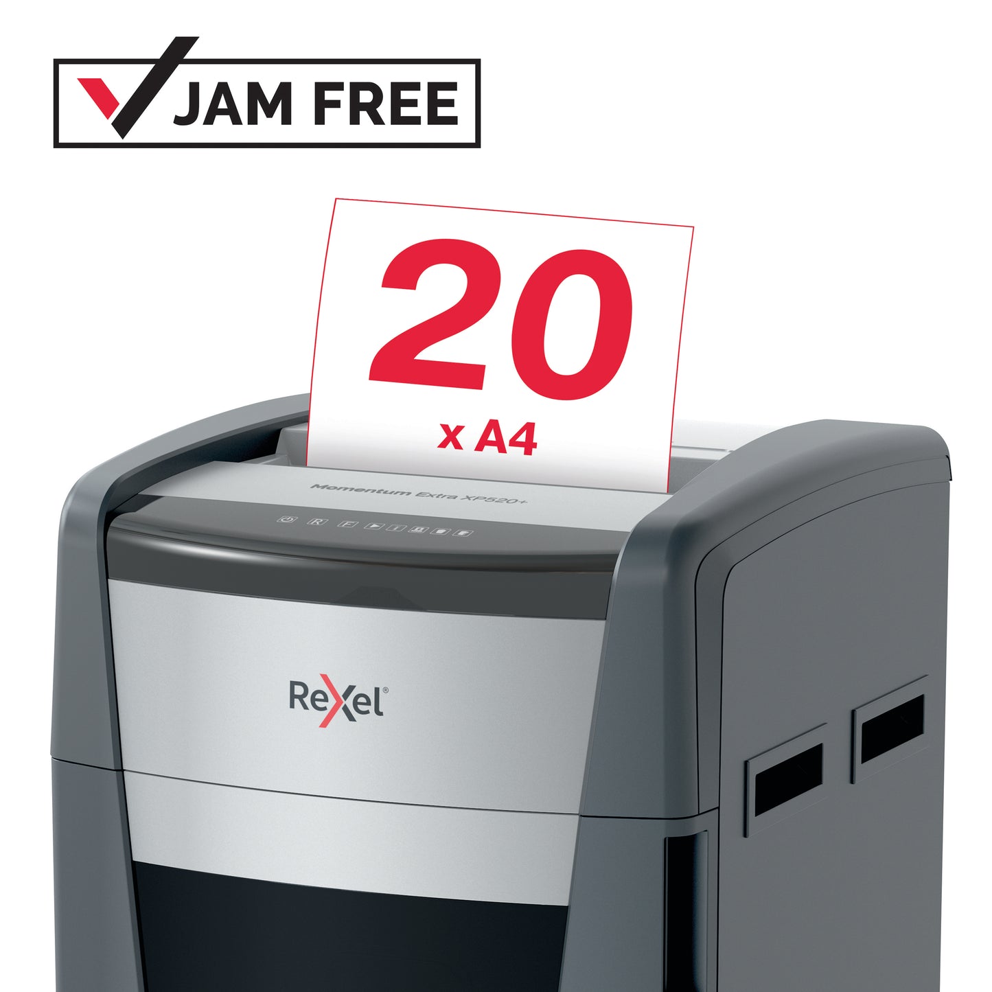 Rexel Momentum Extra XP520+ Jam Free Micro Cut Paper Shredder P5