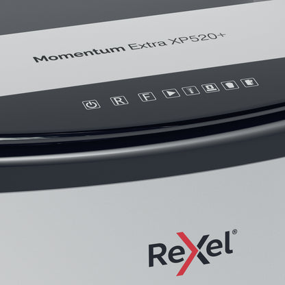 Rexel Momentum Extra XP520+ Jam Free Micro Cut Paper Shredder P5