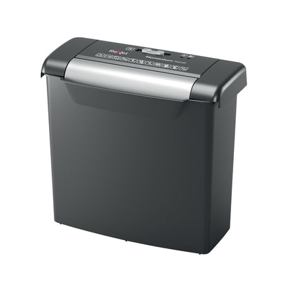 Rexel S206 paper shredder Strip shredding 22 cm Black, Silver