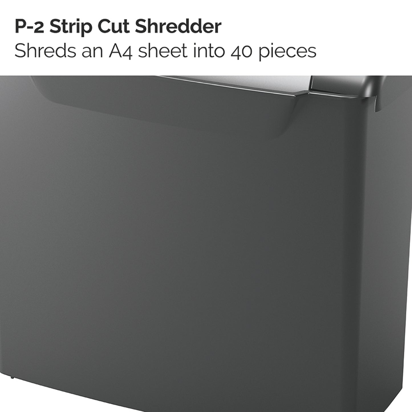 Rexel S206 paper shredder Strip shredding 22 cm Black, Silver