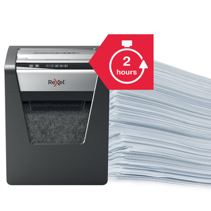 Rexel M510 paper shredder Micro-cut shredding 60 dB 22.3 cm Black, Silver