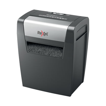 Rexel X406 paper shredder Cross shredding 22 cm Black, Silver
