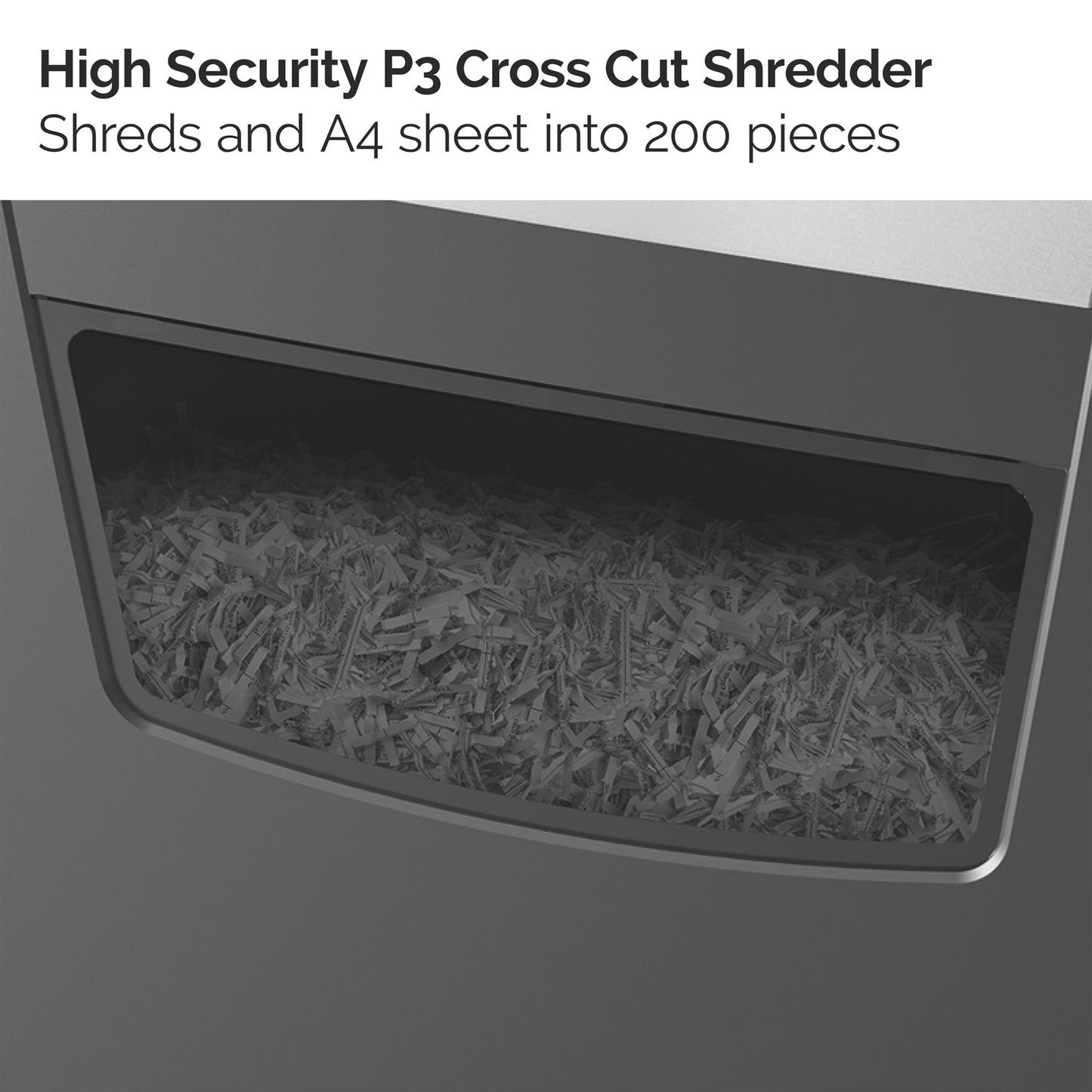 Rexel X312 paper shredder Cross shredding 22 cm Black, Silver