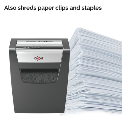 Rexel X312 paper shredder Cross shredding 22 cm Black, Silver