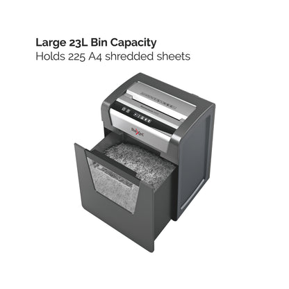 Rexel Momentum X415 Cross-Cut P-4 Shredder Black 2104576