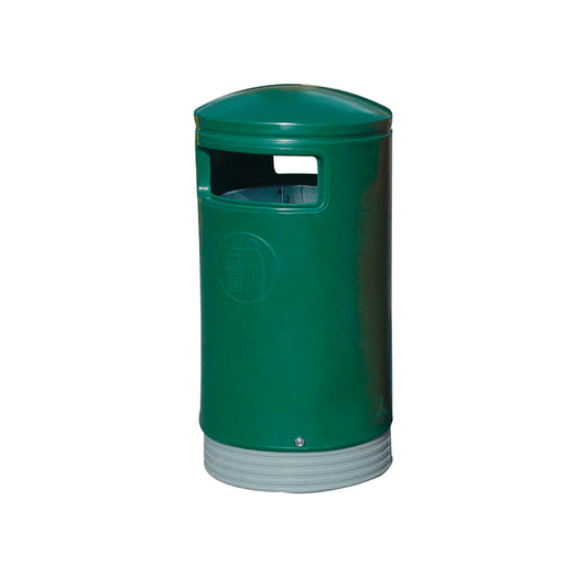Outdoor Hooded Top Bin 75 Litre Green 321771