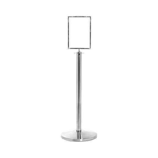 VFM Flat Top Post and Sign Holder Silver 399898